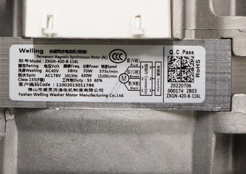 Midea 11002015011786 Waschmaschinenmotor - Zxgn-420-8-116l brushless dc motor