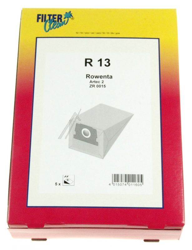Filter Clean 000754K Staubsaugerbeutel - R13 staubsaugerbeutel inhalt 5