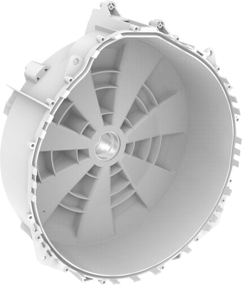 BSH Bosch Siemens 00714929 Bottichhinterteil - Laugenbehaelter-hint BSH Bosch Siemens 00714929 Bottichhinterteil - Laugenbehaelter-hint