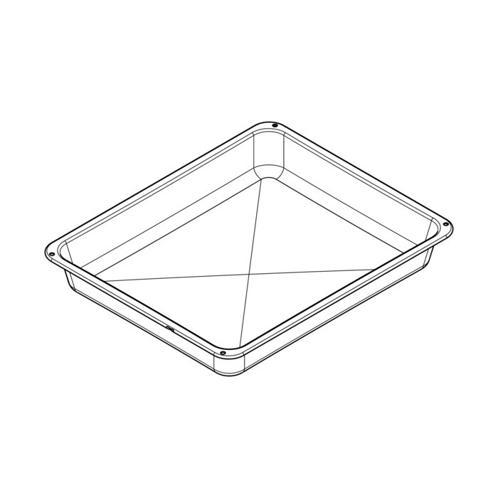 AEG Electrolux 3532529025 - Drip pan,466x385x66mm