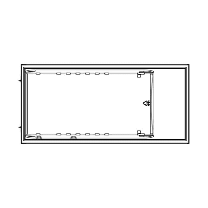 AEG Electrolux 140011538018 - Kühlschranktür,1139x538mm