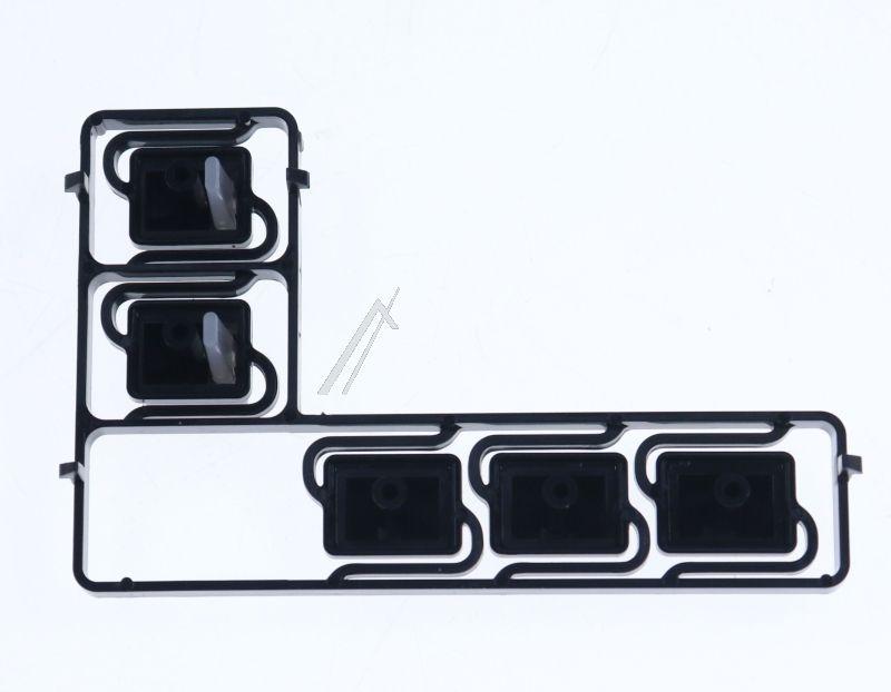 Whirlpool Indesit 488000637675 Knopf Taste - C00637675 tastenfeld blk low core extra rinse icon