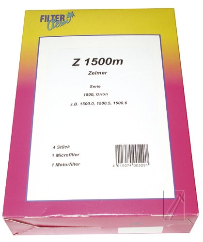 Filter Clean FL0038K Staubsaugerbeutel - Z1500m micromax beutel 4 stück
