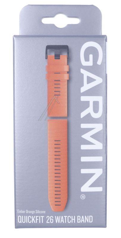 Garmin 0101286401 - 010-12864-01 passend für garmin ersatzarmband quickfit 26mm orange/schiefergrau