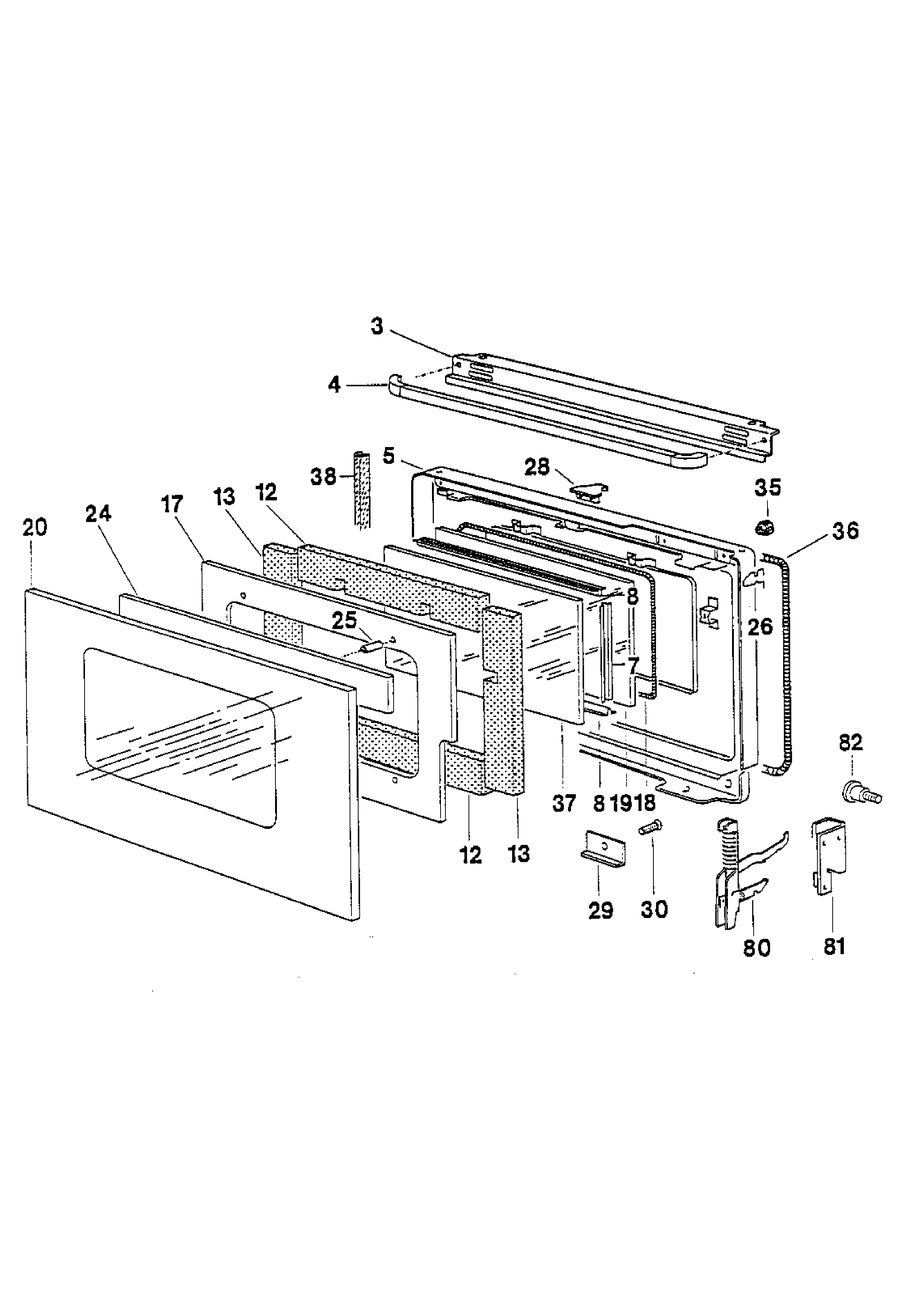 Explosionszeichnung Zanussi 94425001100 FP348GB1