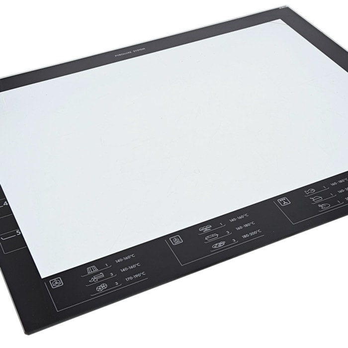 AEG Electrolux 3874366093 Backofenglasscheibe - Glasscheibe bedruckt 504mm x 397mm