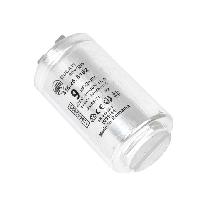 AEG Electrolux 1250020227 Kondensator - 9,0uf-475v kondensator,9mf duca