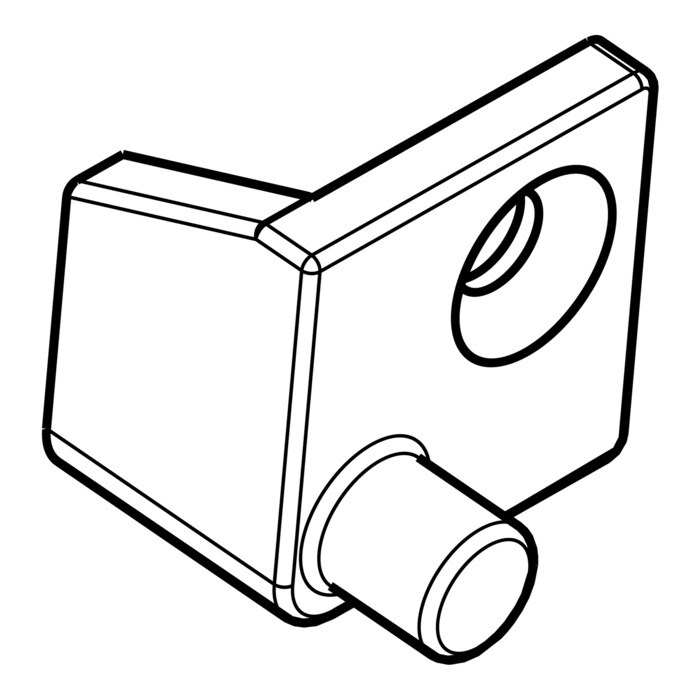 AEG Electrolux 3425794025 Halter - Halter,tür,scharnier,rechts