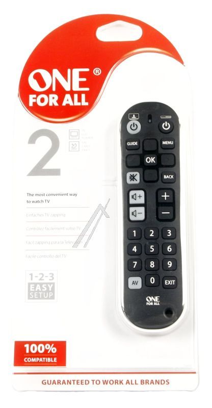 One for all URC6820 - Zapper+ zapper numbers