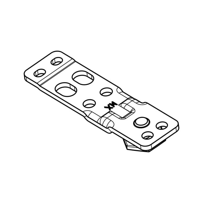 AEG Electrolux 2128281041 Scharnier - Scharnier,unterseite