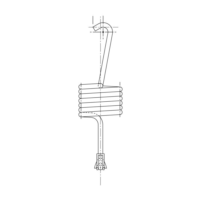 AEG Electrolux 1551712001 Bottichfeder - Mechanismus,aufhängung