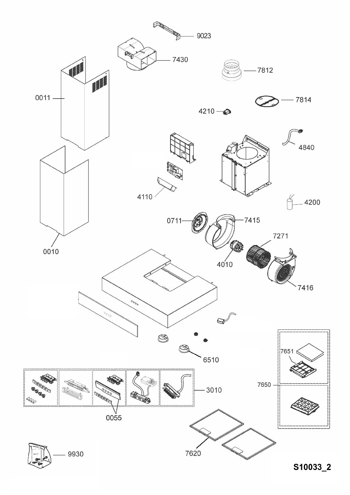 Explosionszeichnung Ikea 857956601800 HD MT01 60S DUNSTABZ Explosionszeichnung Ikea 857956601800 HD MT01 60S DUNSTABZ