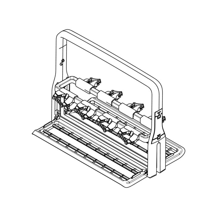 AEG Electrolux Glashalter 140044810020 für Geschirrspüler Geschirrkorb Ersatzteil