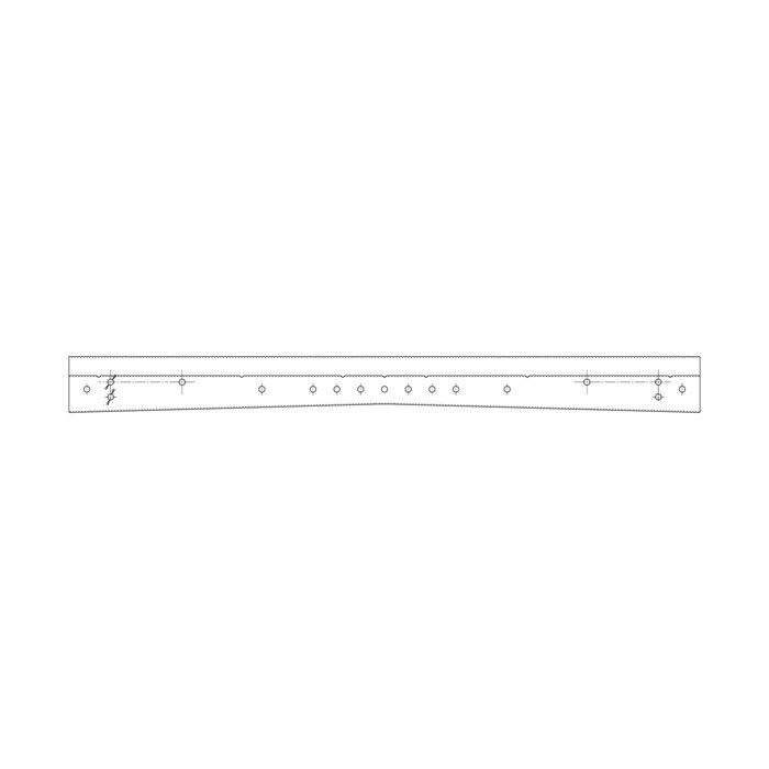 AEG Electrolux 3530322126 Blech - Querträger,backofentür