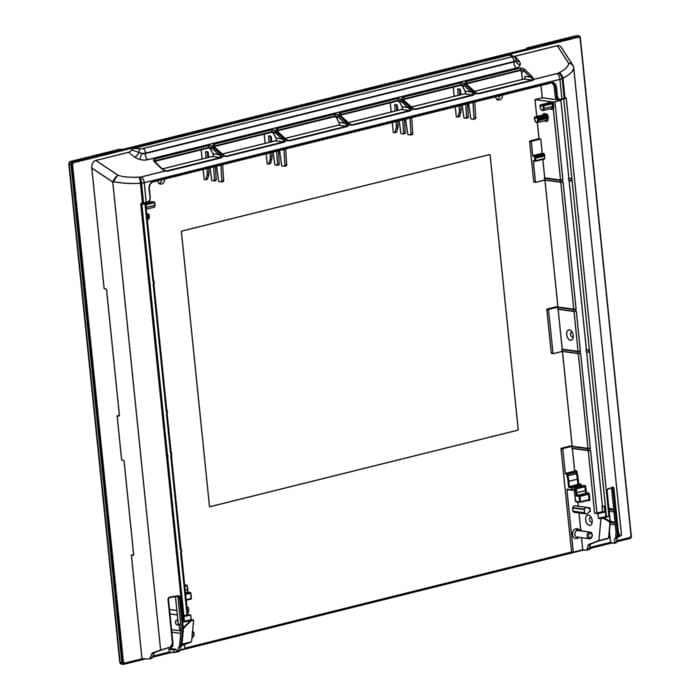 AEG Electrolux 3578708897 Aussenscheibe - Frontscheibe,inox,zanussi,592x
