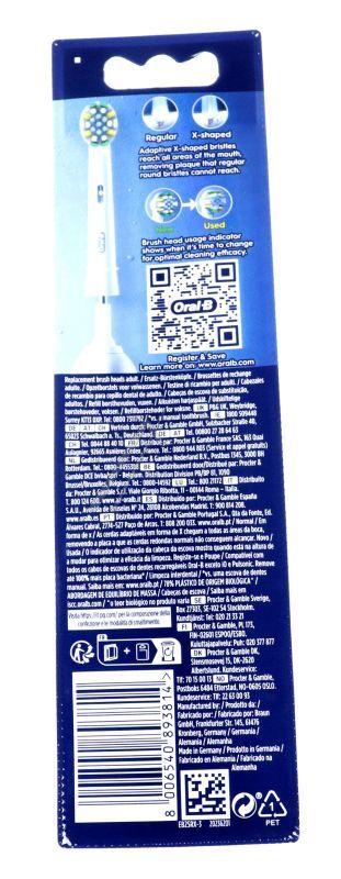 Braun 90918539 Zahnbürste - Oral b aufsteckbürsten floss action 3er-pack (eng)