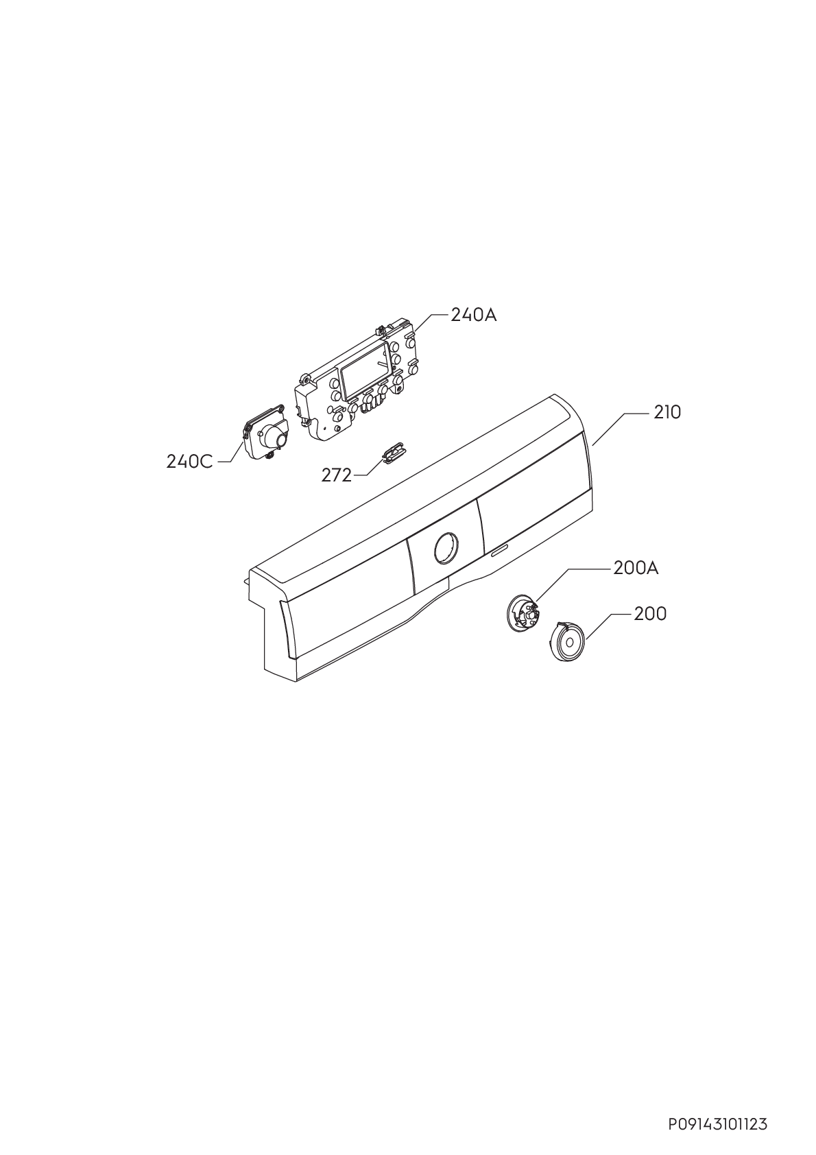 Explosionszeichnung Electrolux 91434232300 EW6SMB326SP Explosionszeichnung Electrolux 91434232300 EW6SMB326SP