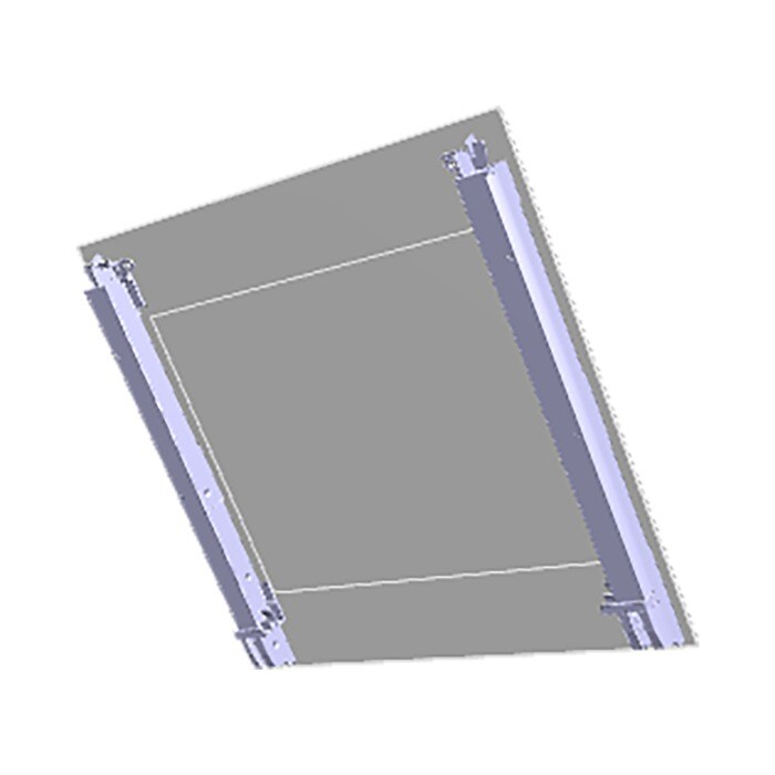 AEG Electrolux 3428434678 Aussenscheibe - Frontscheibe,weiss,494x467mm