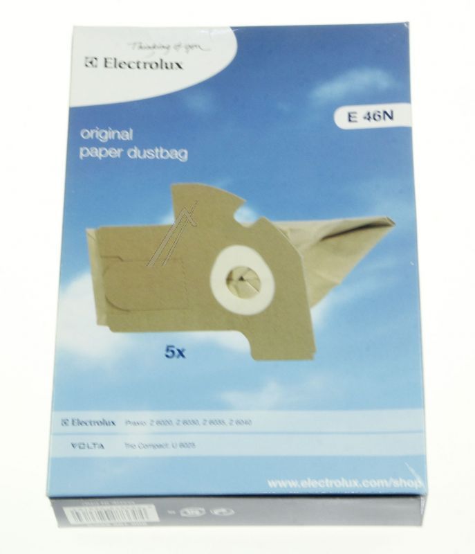 AEG Electrolux 9001959569 Staubsaugerbeutel - E46n 5 bags + 1mcf