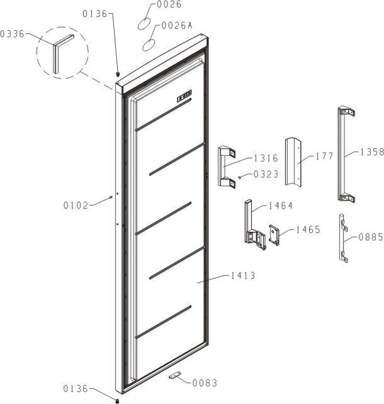 Explosionszeichnung Gorenje 495590 FN6192CW-L