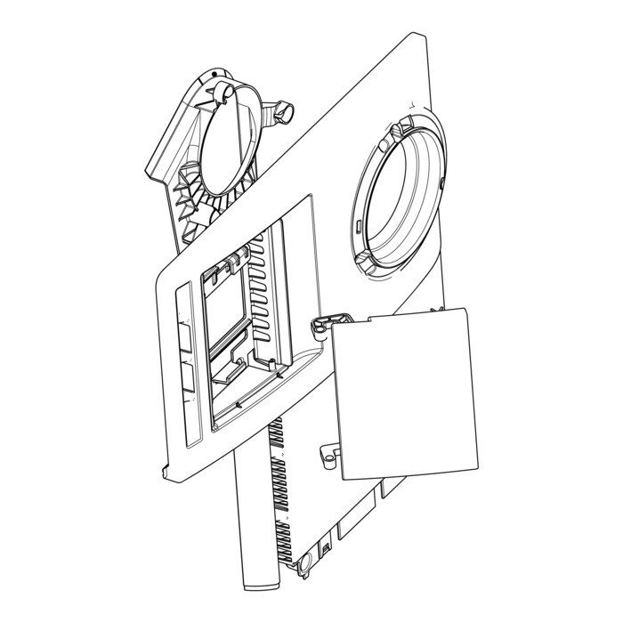 AEG Electrolux 2801716024 Lüfter - Halter,mit,ventilator