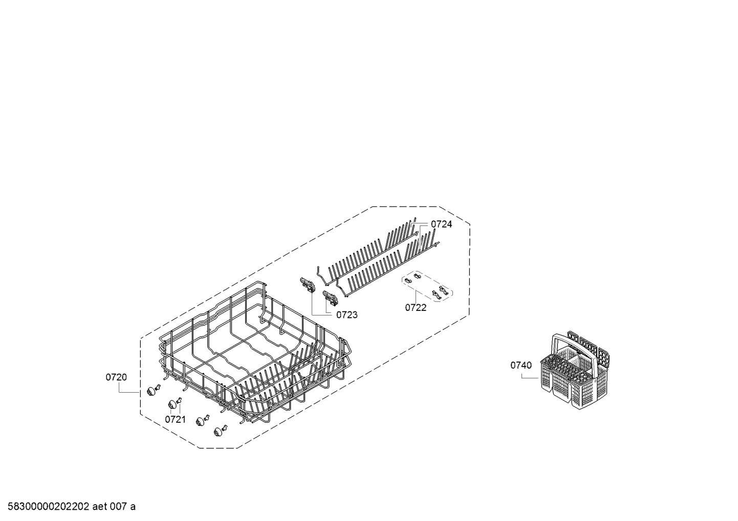 Explosionszeichnung Siemens SN236W01IG/27 iQ300 Explosionszeichnung Siemens SN236W01IG/27 iQ300