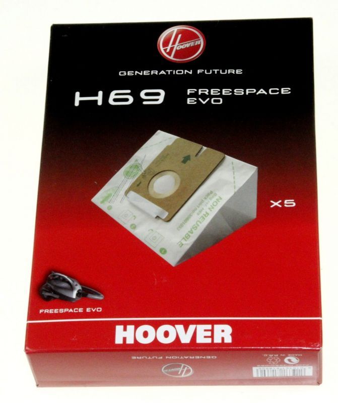 Candy Hoover 35601053 Staubsaugerbeutel - H69 staubbeutel, 5 stück
