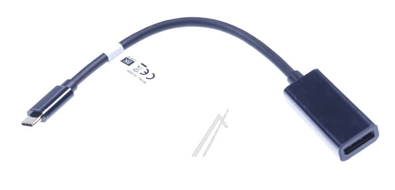 COM USB-Adapter - Usb-c adapter, dp buchse, 8k60hz, schwarz