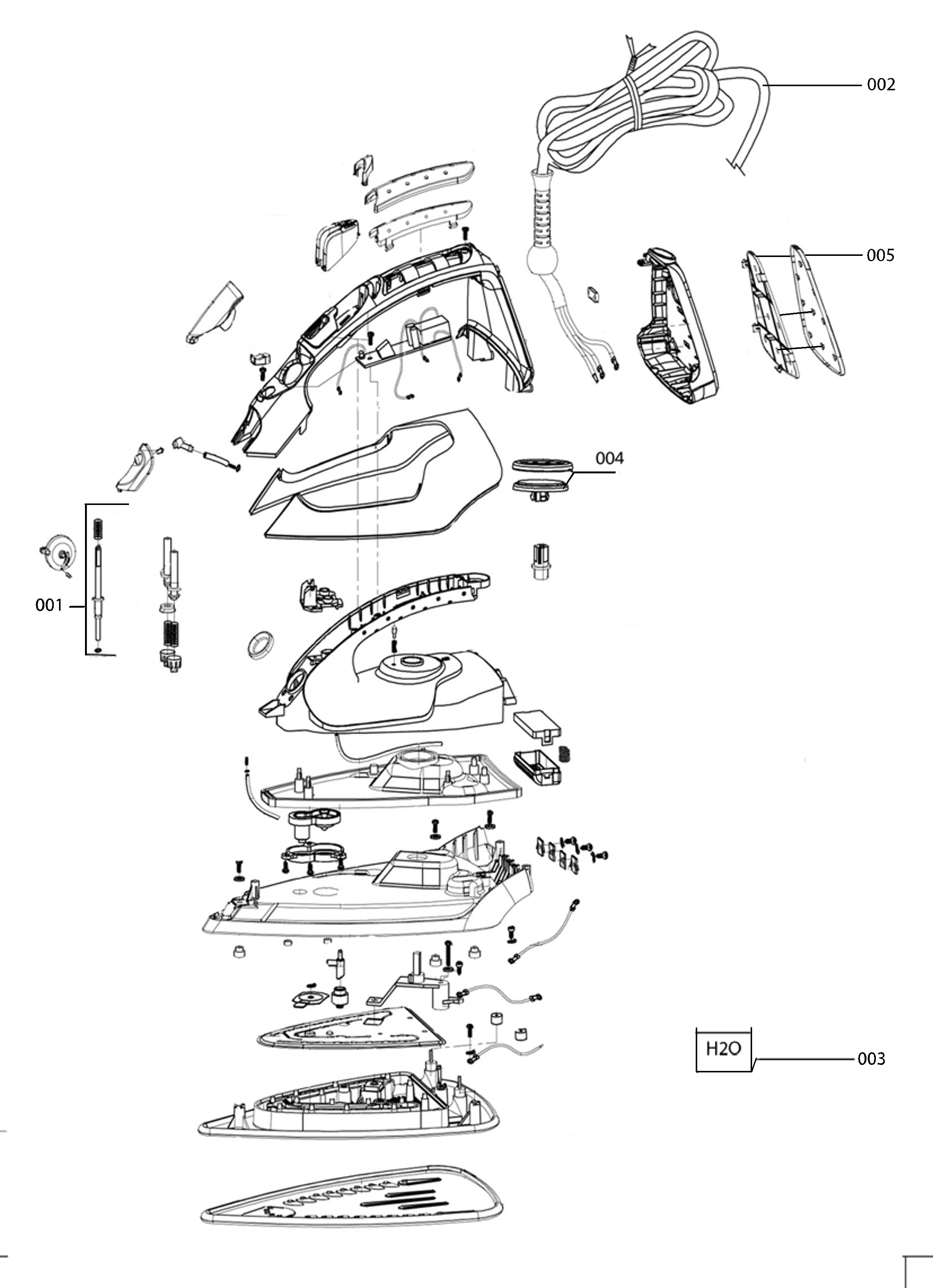 Explosionszeichnung AEG 91000228400 EDB5130C-I