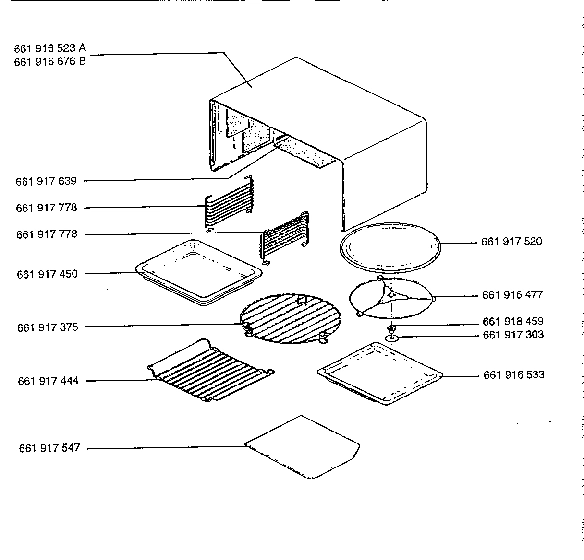 Explosionszeichnung AEG 94700314000 Micromat Combi 625 D GB