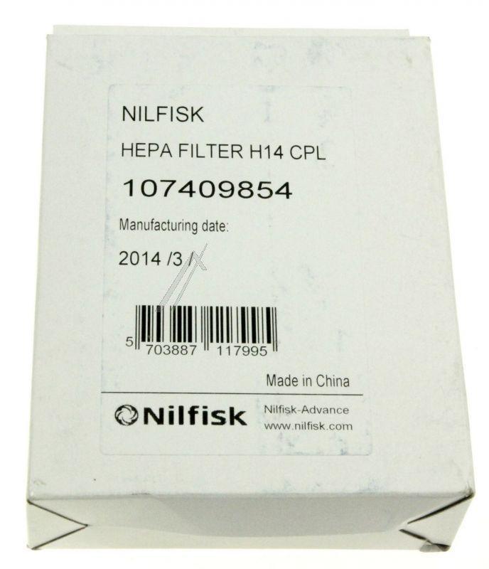 Nilfisk 107409854 Staubsaugerfilter - Hepafilter h14 passend für elite