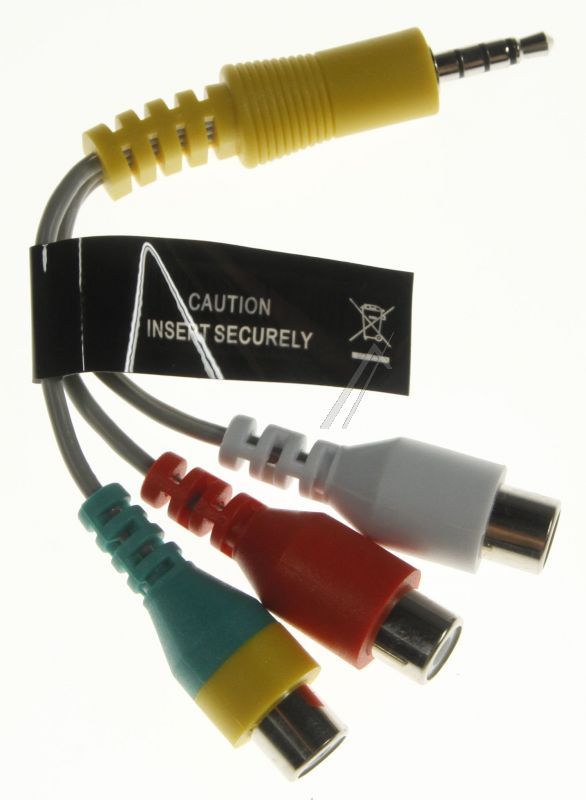 Samsung BN3902189A Cinch-Adapter - Adapter bn39-02189a gender cable,dc to passend für rca cable,3p,l100,ul2