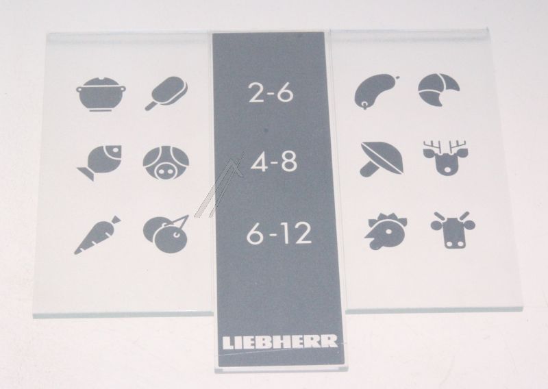Liebherr 743605000 Schubladenblende - Info-blende bedr. Liebherr 743605000 Schubladenblende - Info-blende bedr.