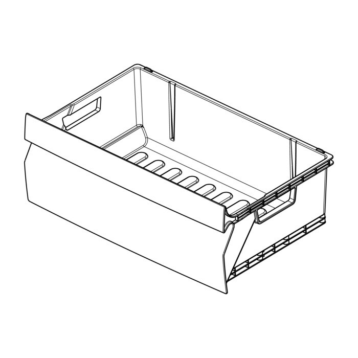AEG Electrolux 2089607044 Gemüsefach - Gemüsekasten,neutral,7902, 493