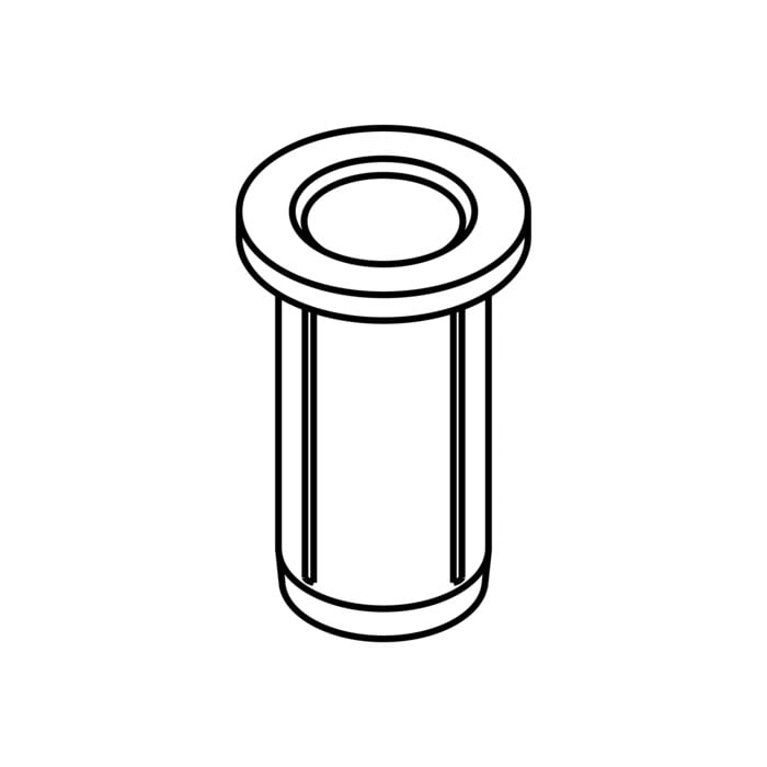 AEG Electrolux 140026248017 Hülse - Buchse,türscharnier,grau,ø8mm,