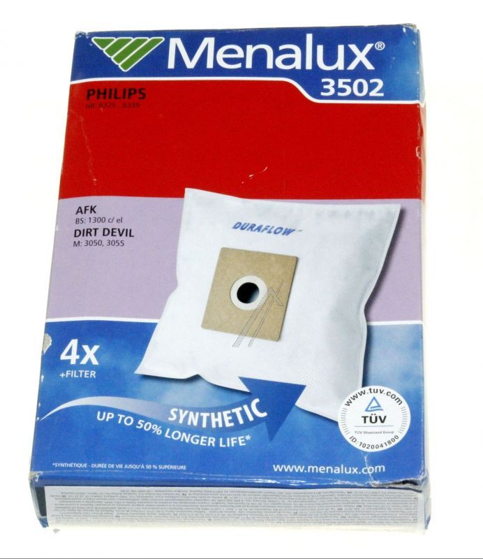 AEG Electrolux 9001662759 Staubsaugerbeutel - 3502 4 bags+1mcf 150x100
