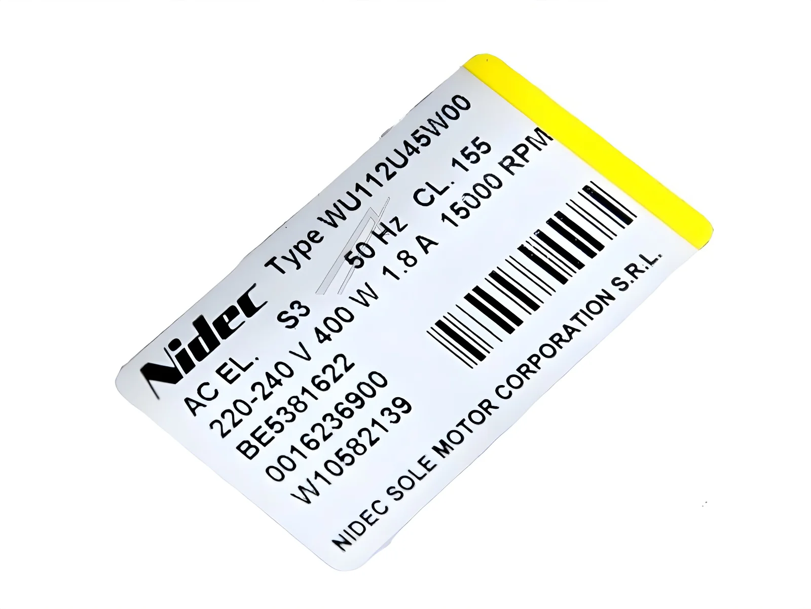 Whirlpool Indesit 481010582139 Waschmaschinenmotor - C00377305 motor nidec wu112u45 w00