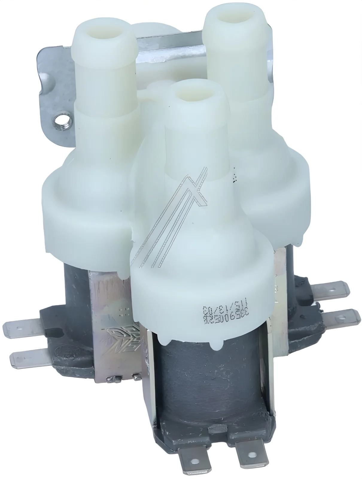 - Einlaufelektroventil 3-fach 90° 3x15mm auslauf
