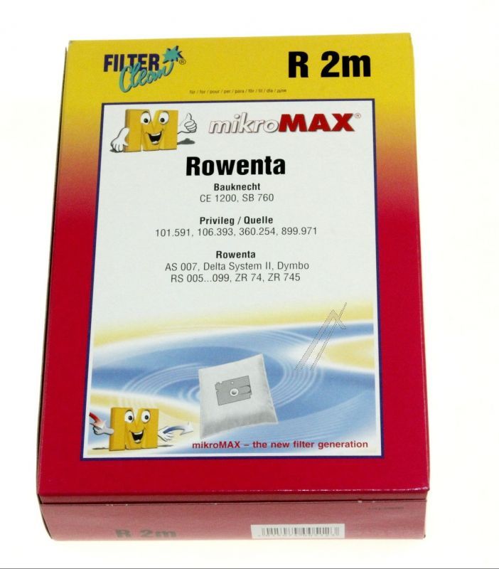 Filter Clean FL0025K Staubsaugerbeutel - R2m fl0025-k micromax staubsaugerbeutel inhalt: 4+1+1