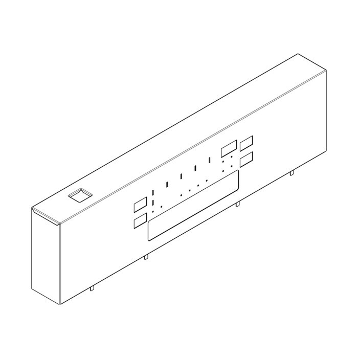 AEG Electrolux 140067444020 Bedienteilblende - Bedienblende,handgriff,aeg,l6f