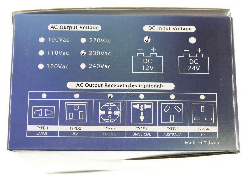 Mean Well A301150F3 Spannungswandler - A301-150-f3 spannungswandler dc/ac mod.sinus 12v/230v 150w