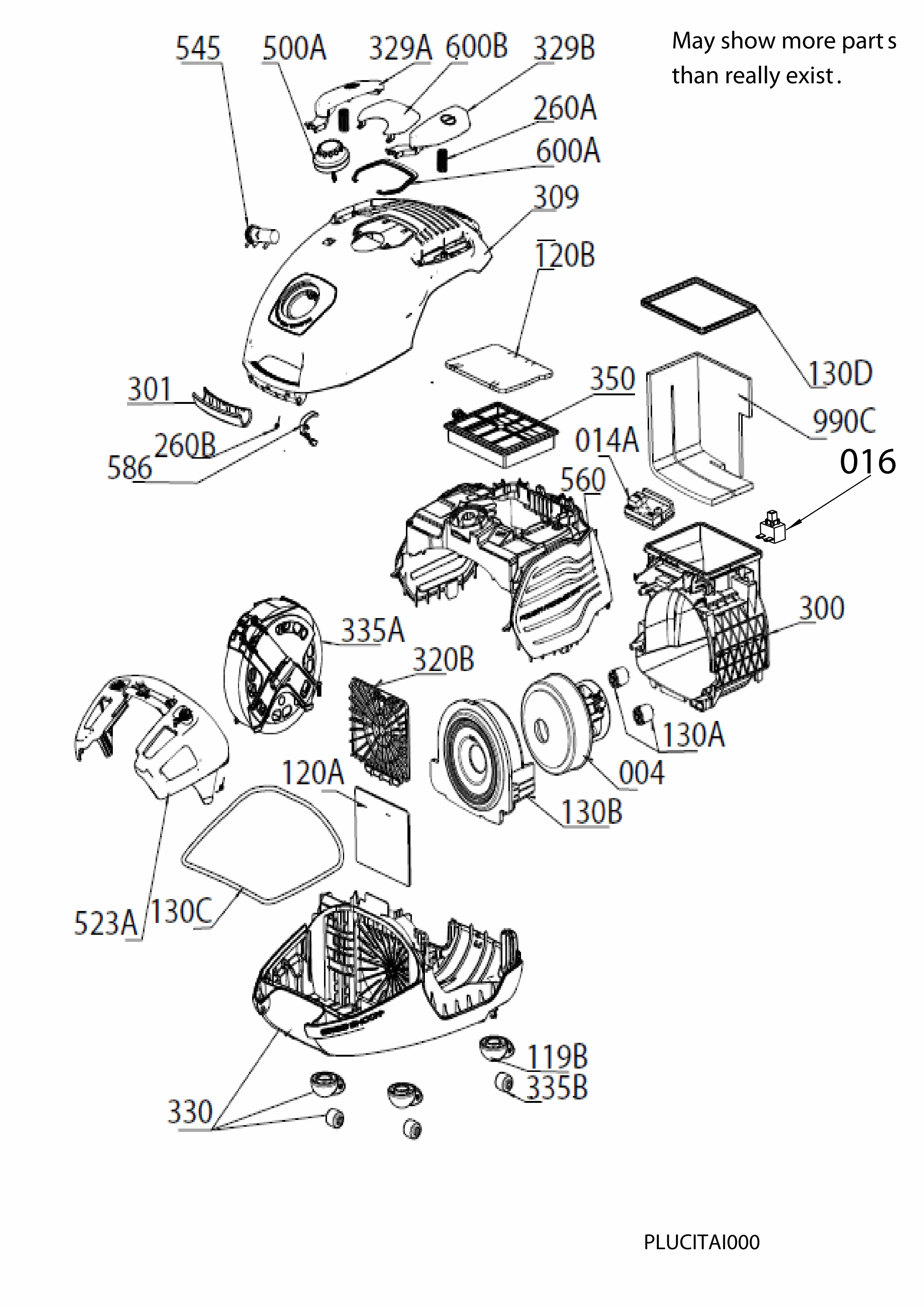 Explosionszeichnung AEG 90040100800 VX6-2-RR VACUUM CLEA