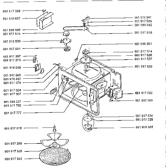 Explosionszeichnung AEG 94700314000 Micromat Combi 625 D GB