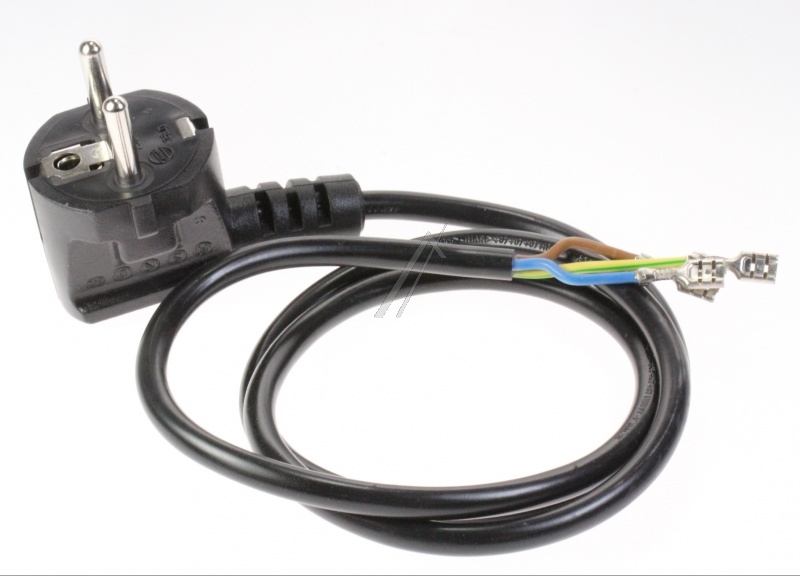 BSH Bosch Siemens 00264710 Netzkabel - Anschlusskabel zuleitung, schwarz mit amp-stecker