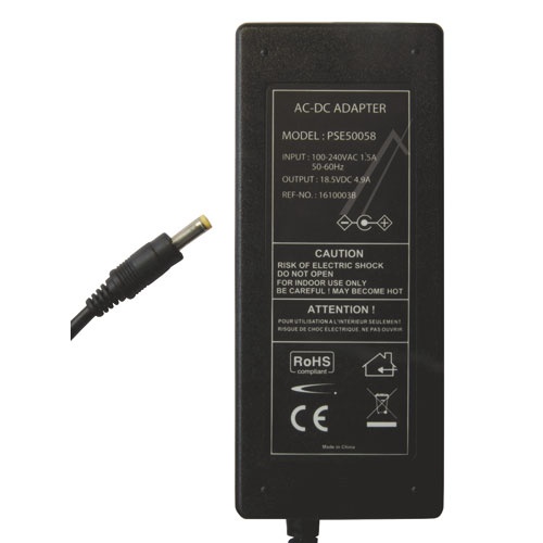 Classic PSE50058EU - 18,5v-4,9a netzteil alternativ für hp/compaq notebook 90w