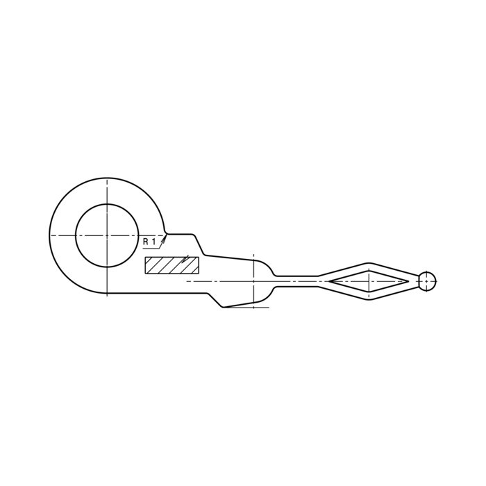 AEG Electrolux 2063899005 Stange - Reiniger,ontdooiing