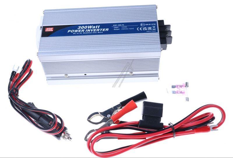 Mean Well A301300F3 Spannungswandler - A301-300-f3 spannungswandler dc/ac mod.sinus 12v/230v 300w