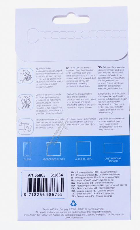 Mobilize 56803 Display-Schutzfolie - Passend für mobilize glass screen protector - black frame - samsung galaxy a54 5g/s23 fe 5g