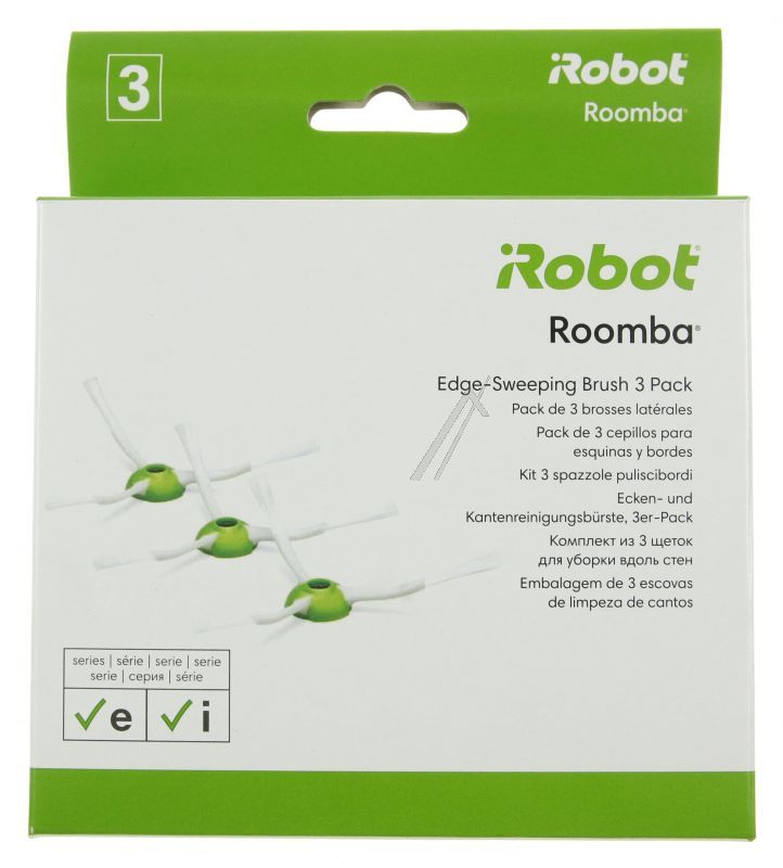 iRobot Bürste - 4624877 passend für irobot roomba e & i serie sidebrush 3 pack