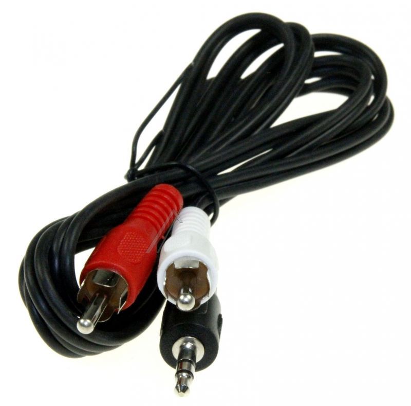 COM - 3,5mm-klinkenstecker/2xc stecker stereo 1,5m schwarz